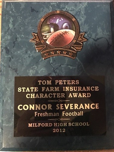 Tom Peters State Farm Insurance Character Award